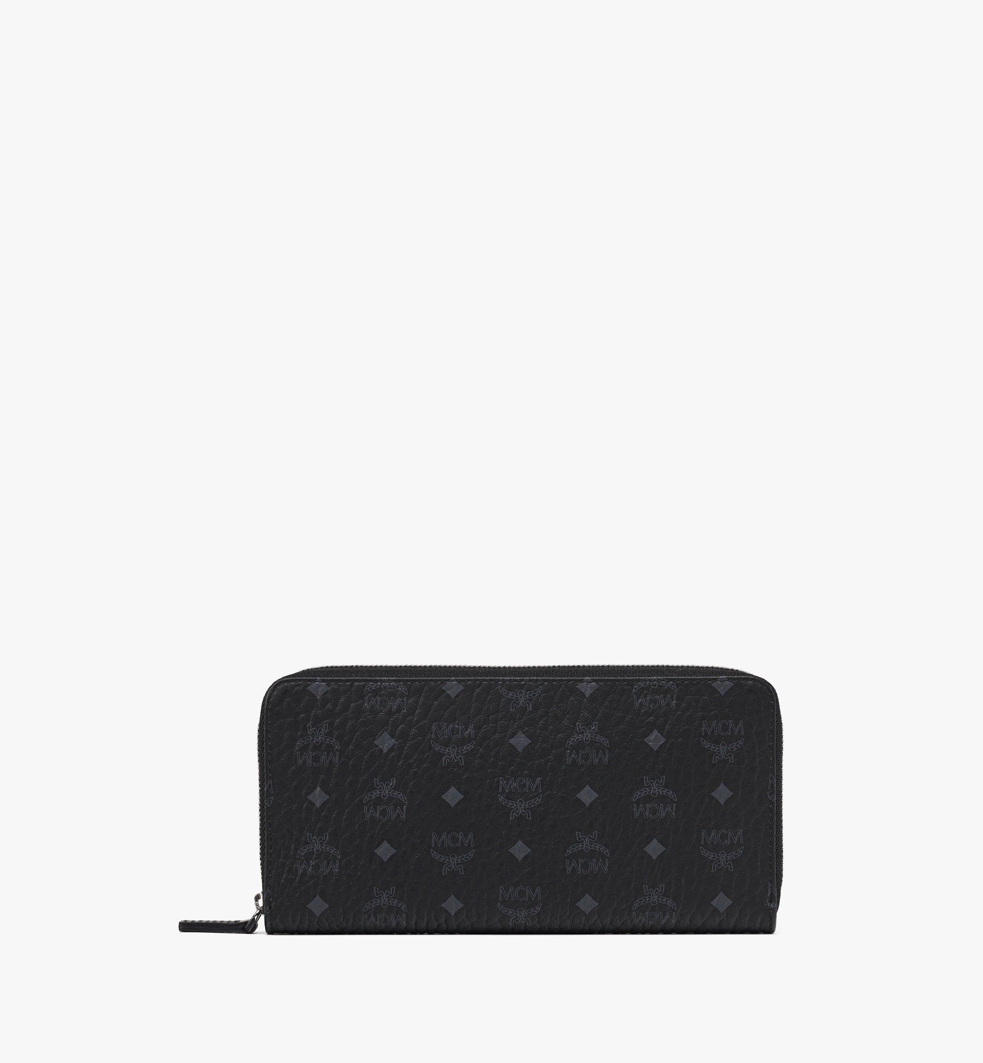 Mcm wristlet zip pouch in online visetos